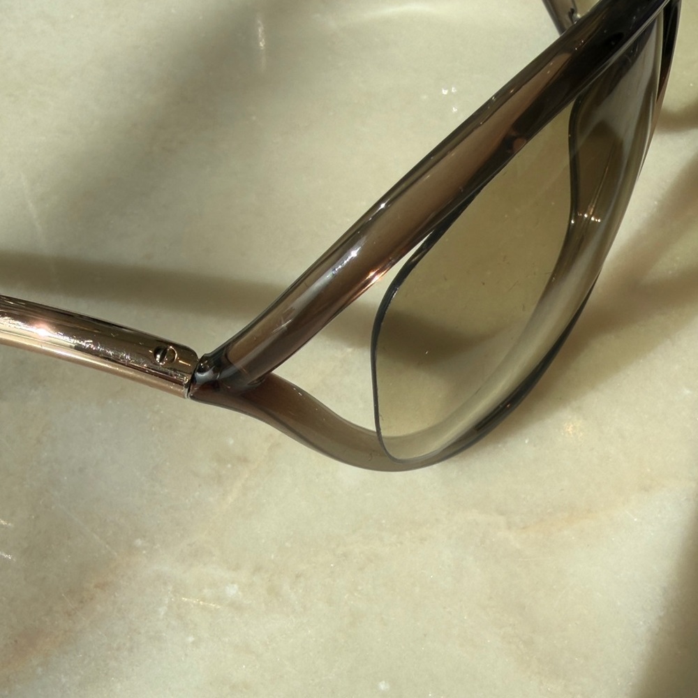 Tom Ford Brown Oversized Sunglasses - Picture 5 of 6